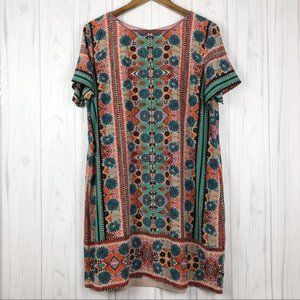 Silk  Anthropologie Kachel Floral shift dress, 2